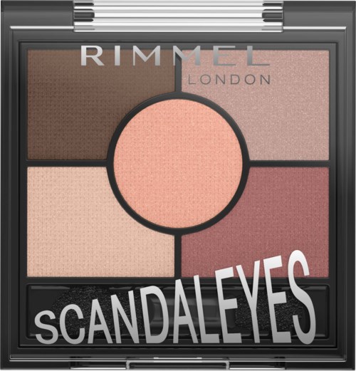 En Rimmel London ögonskuggspalett med fyra nyanser kallad 'ScandalEyes.'