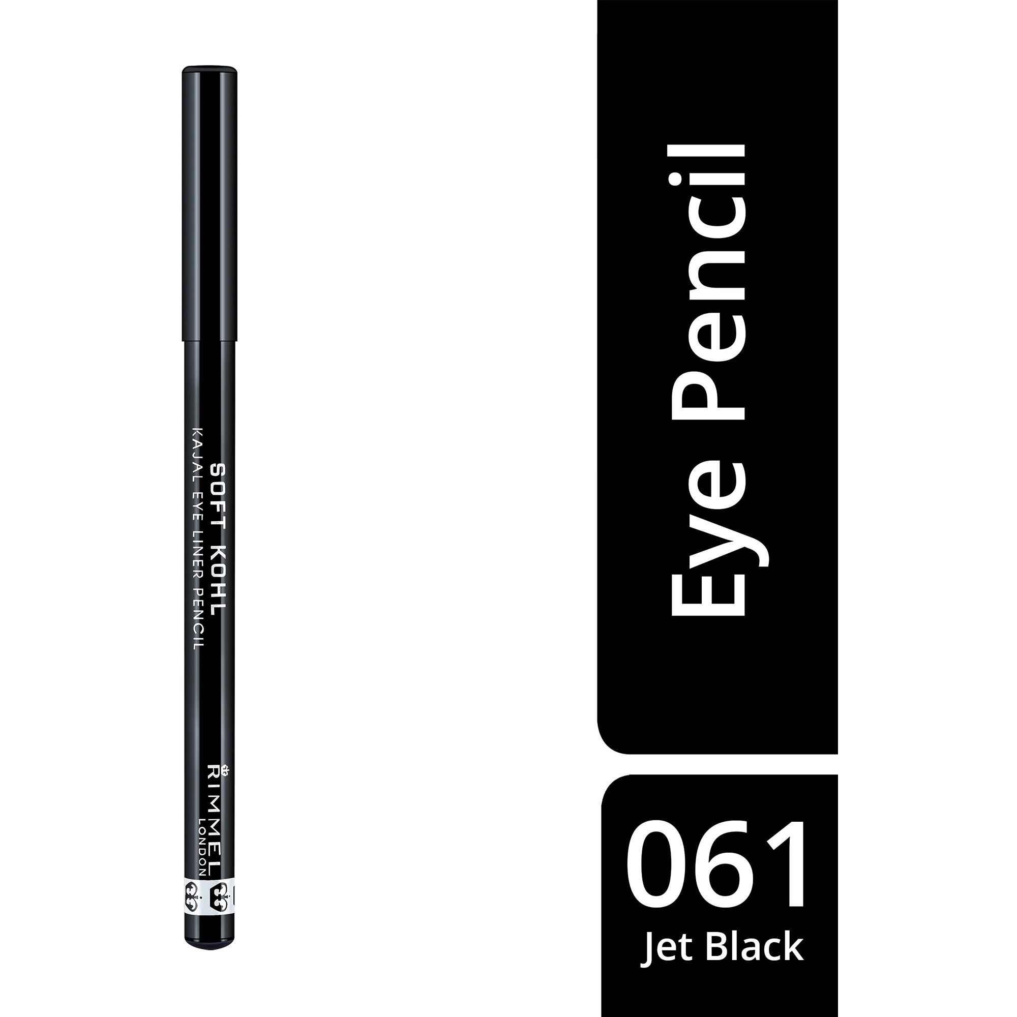 Alternativ bild 1 för Rimmel Soft Kohl Kajal Pencil Jet Black 061