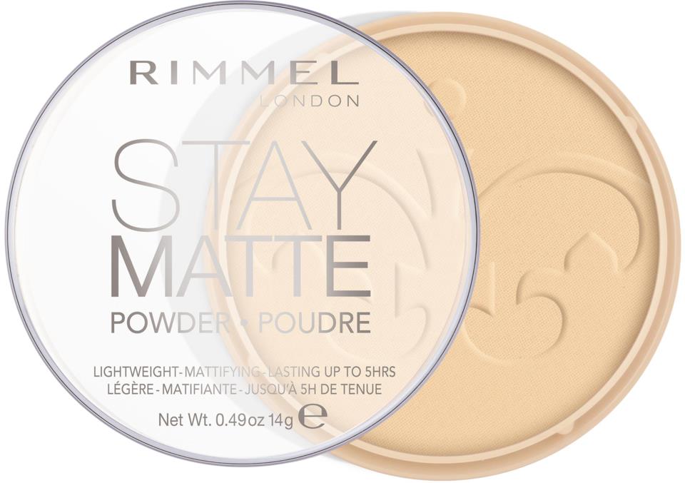 Rimmel Stay Matte Powder 001 Transparent