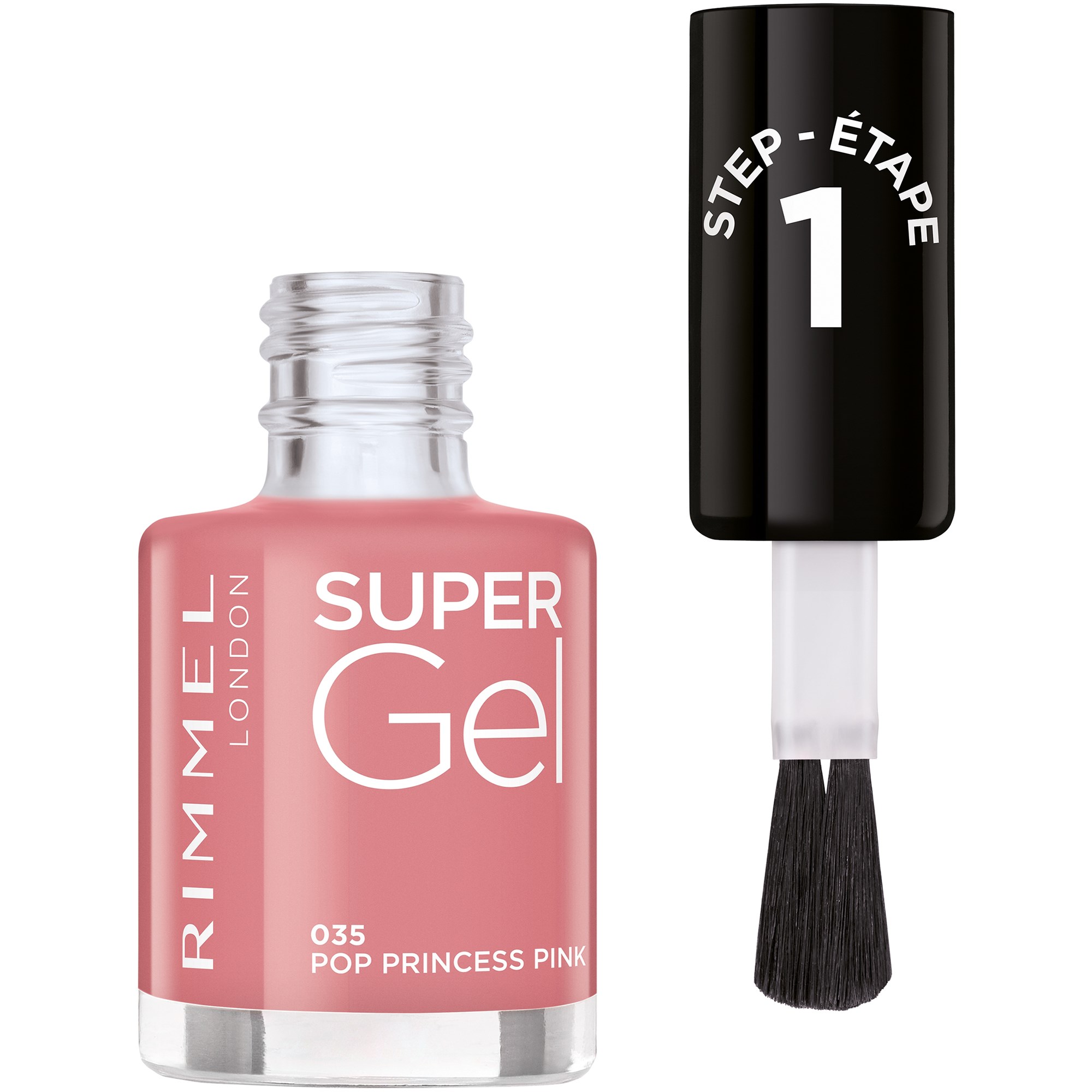 Läs mer om Rimmel Super Gel Nail Polish 035 Pop Princess Pink