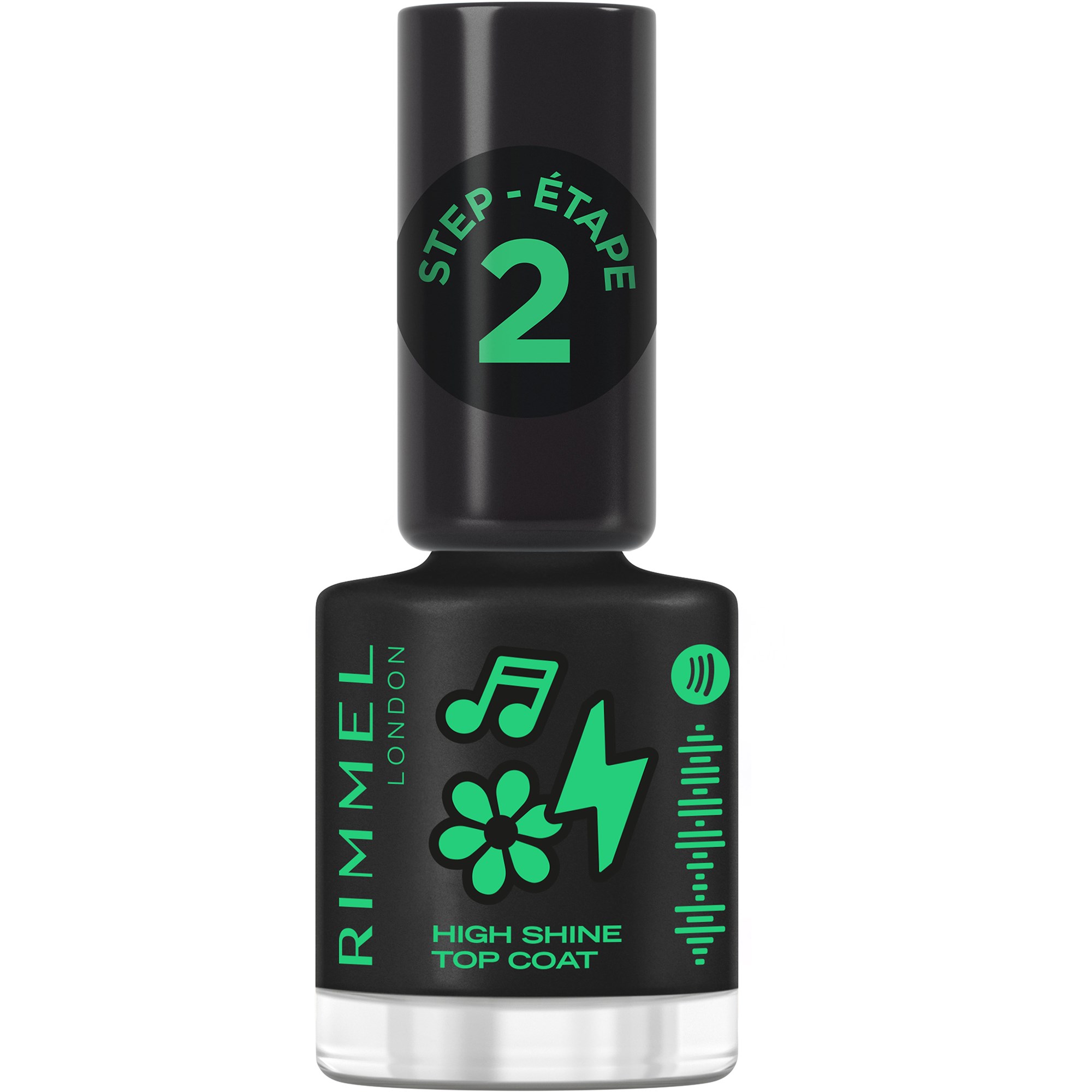 Rimmel Turn up the volume Super Gel Step 2 Protective Glossy To billede