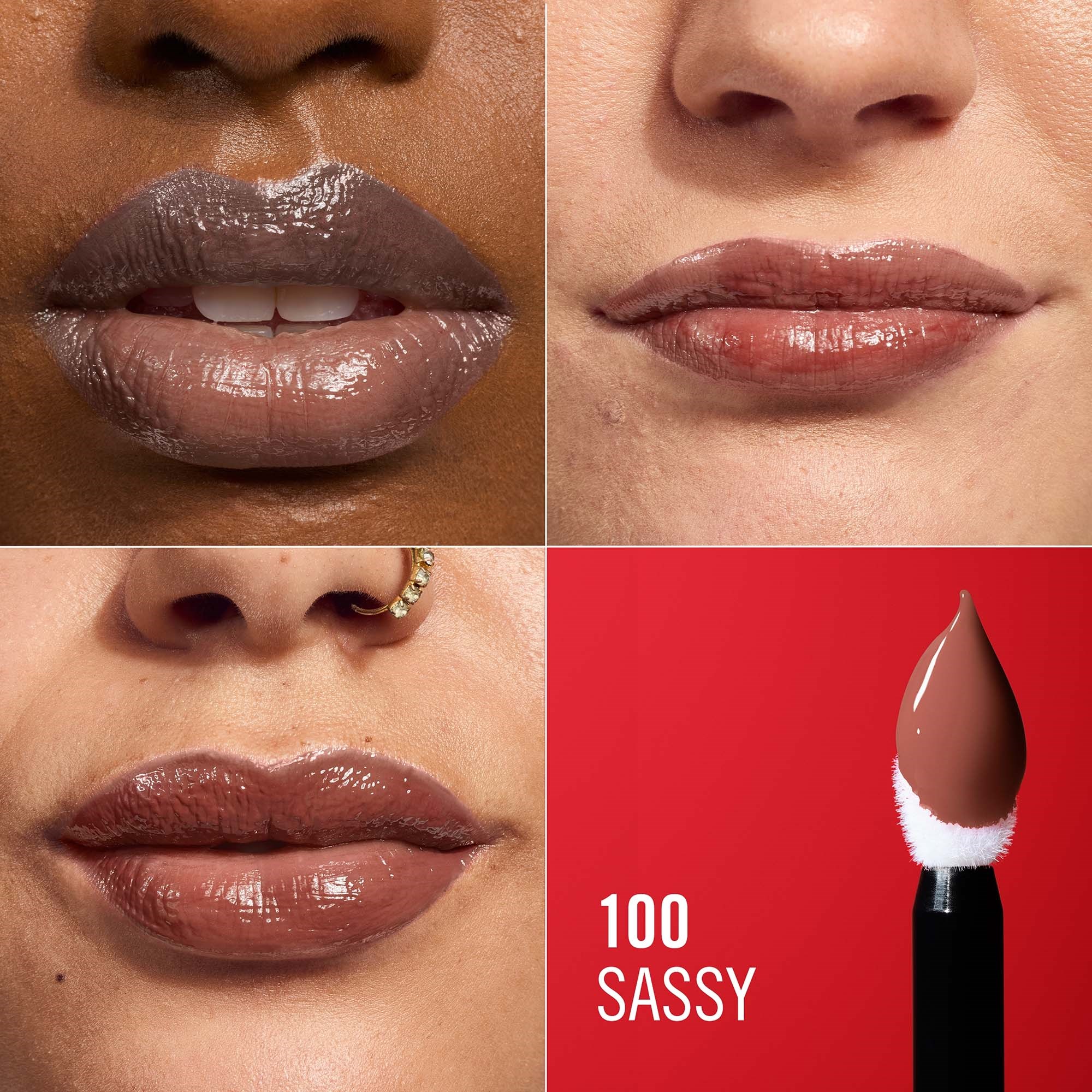 Rimmel Thrill Seeker Lip Latex Liquid Lipstick 100 Sassy (obrázok 5)