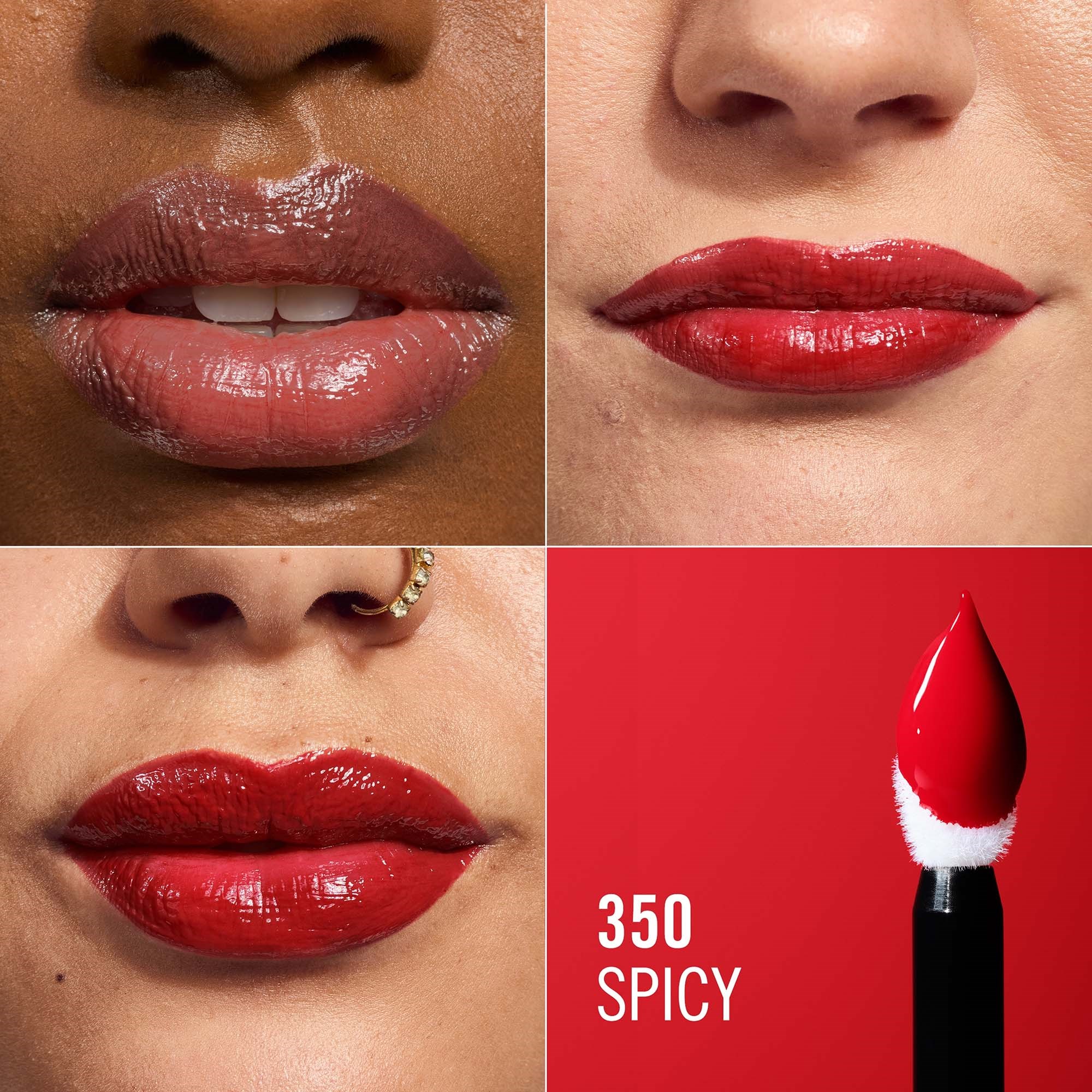 Rimmel Thrill Seeker Lip Latex Liquid Lipstick 350 Spicy (obrázok 5)
