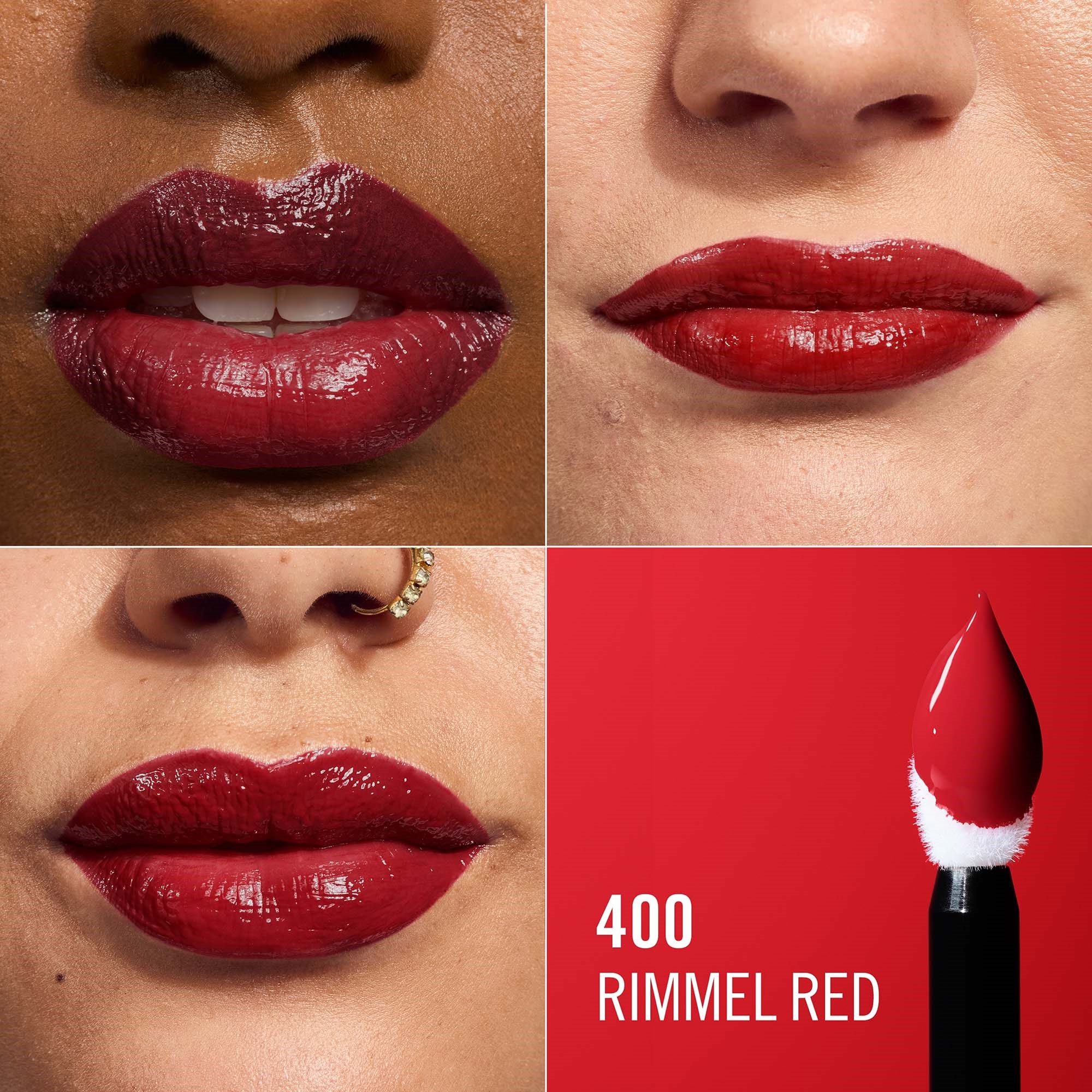 Rimmel Thrill Seeker Lip Latex Liquid Lipstick 400 Rimmel Red (obrázok 5)