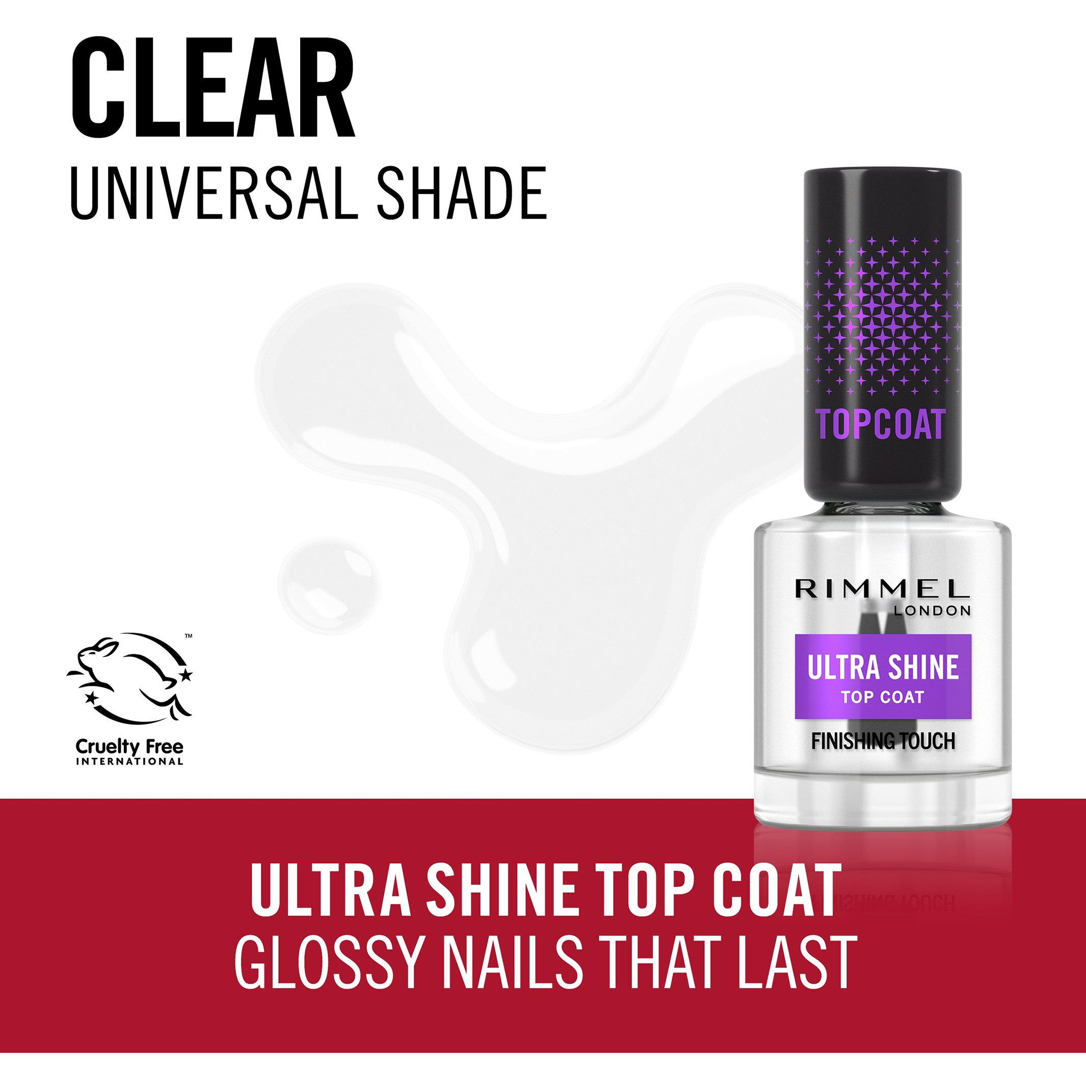 Alternativ bild 1 för Rimmel Top Coat Ultra Shine 12 ml
