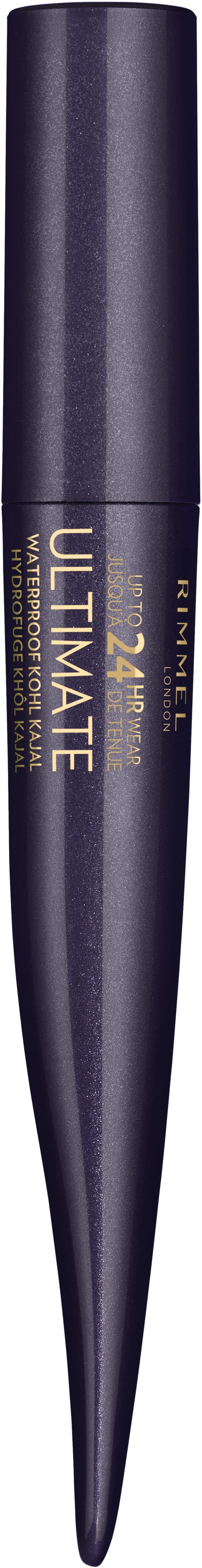 Eine schwarze Tube mit goldener Schrift, wahrscheinlich für Haarfarbe, steht vertikal vor einem schwarzen Hintergrund.
