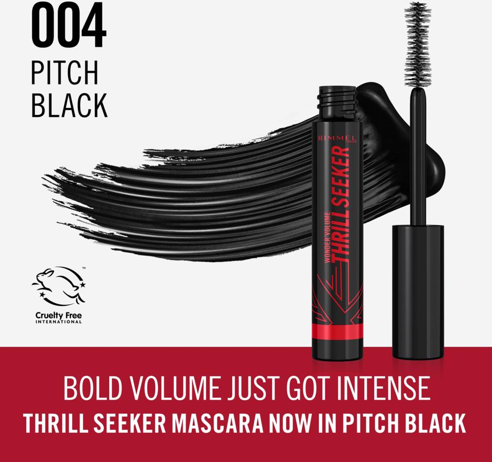 Rimmel Volume Thrill Seeker Mascara 004 Pitch Black 8ml