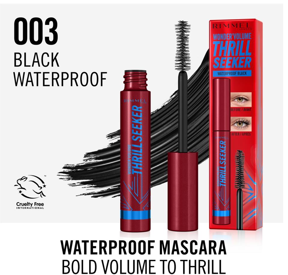 Rimmel Volume Thrill Seeker Mascara Black Waterproof 8ml