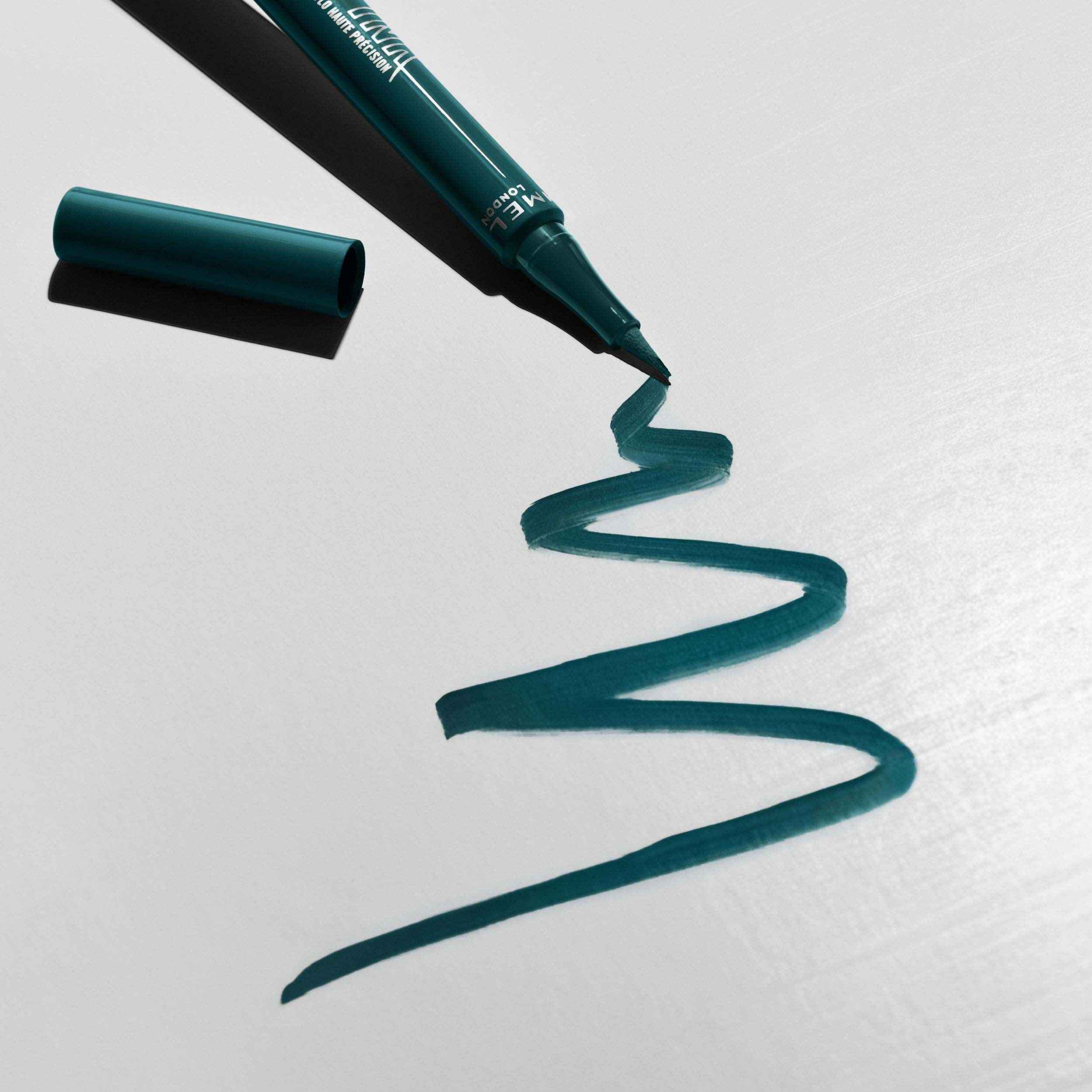 Alternativ bild 1 för Rimmel London Wonder'Ink Precision Eyeliner Pen 004 Velvet Ivy 1