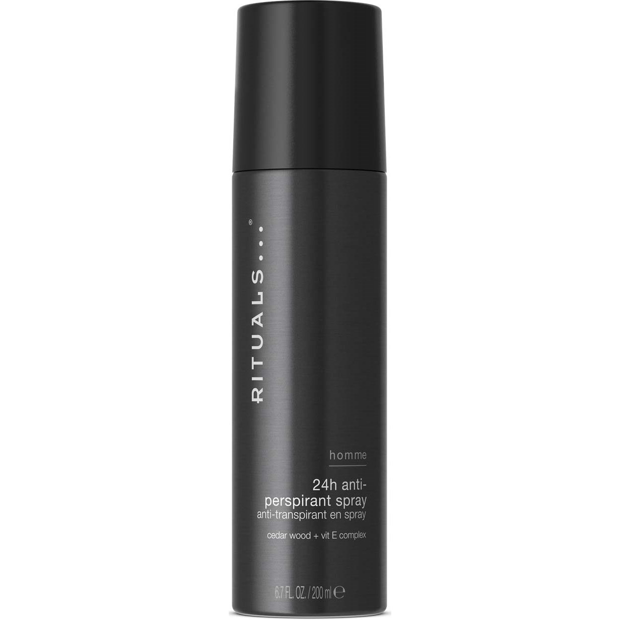 Rituals Homme 24H Anti-Perspirant Spray 200 ml Cedar Wood + Vit E Complex