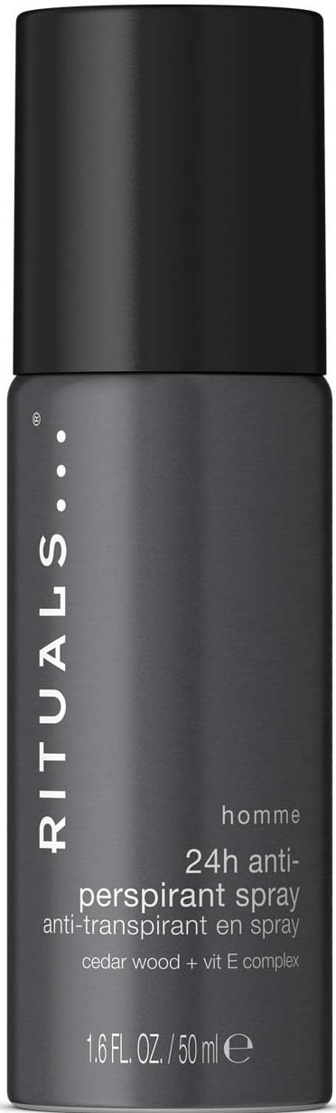Rituals Homme 24h Anti-Perspirant Spray - Woody - Cedar Wood & Vitamin ...