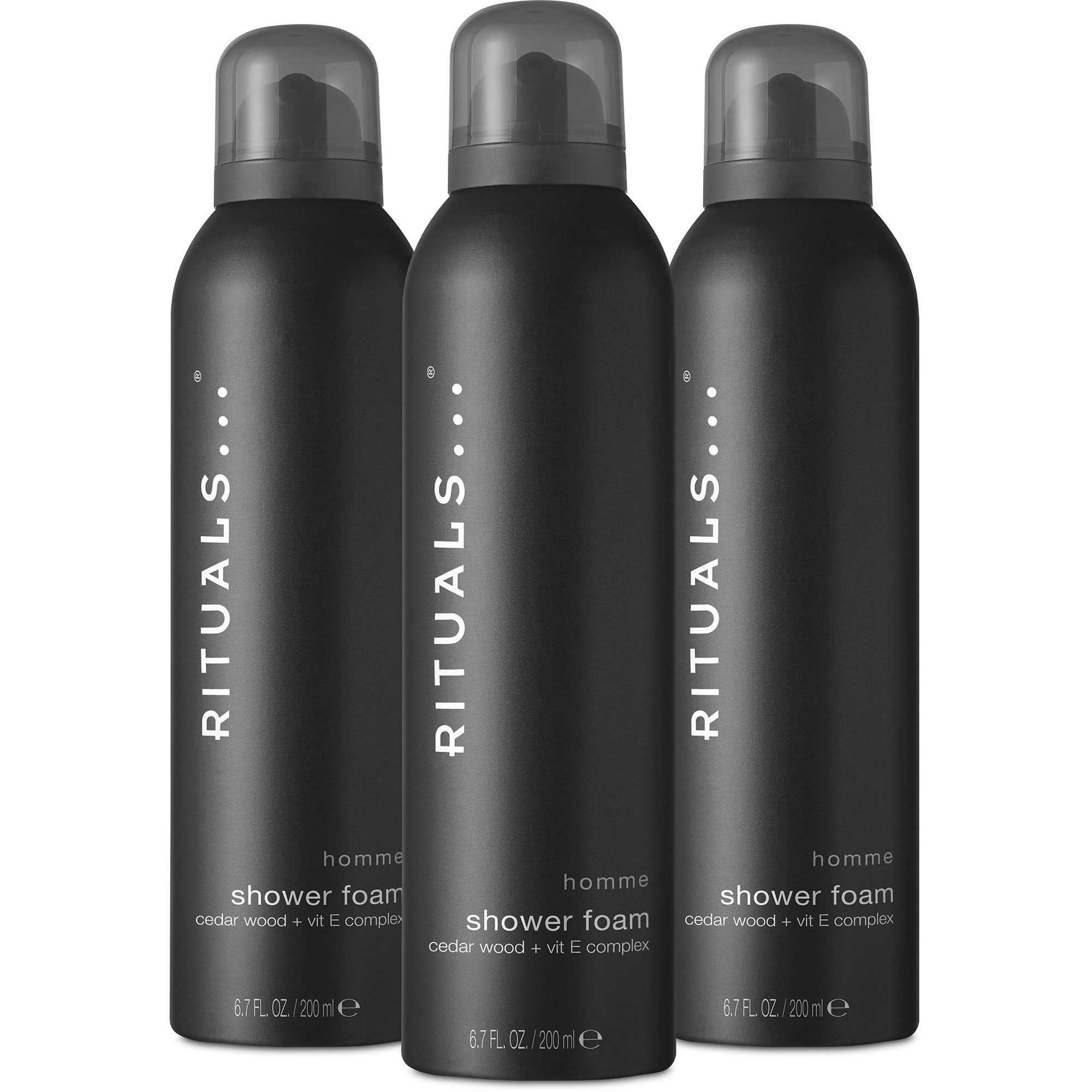 Rituals Homme Shower Foam Value Pack 3×200 ml