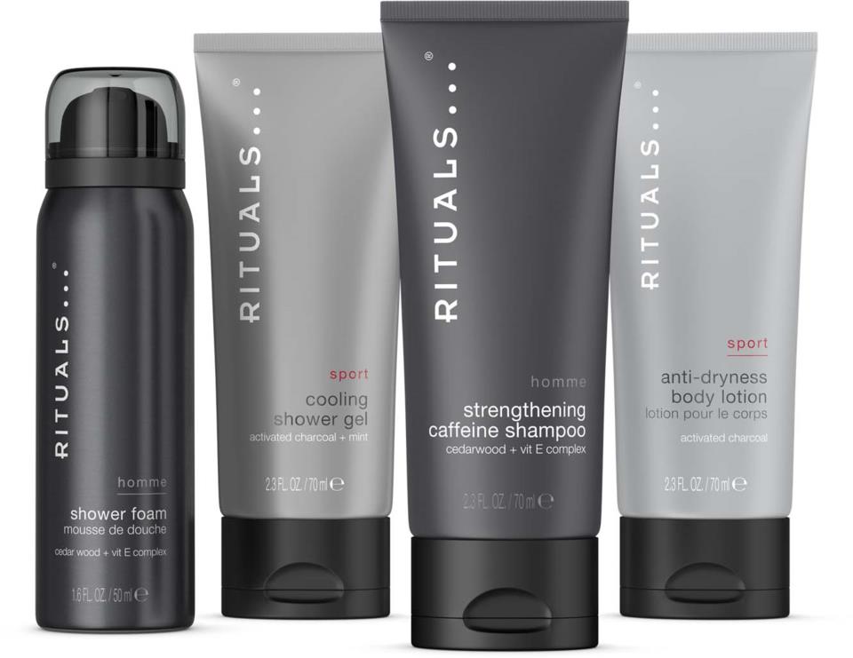 Set Rituals Man Rituals Homme Small Gift Set - Woody - Cedar Wood & Vitamin E Complex ...