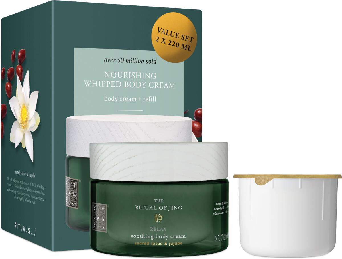 Rituals The Ritual of Jing Body Cream + Refill Pack 2x220 g | lyko.com
