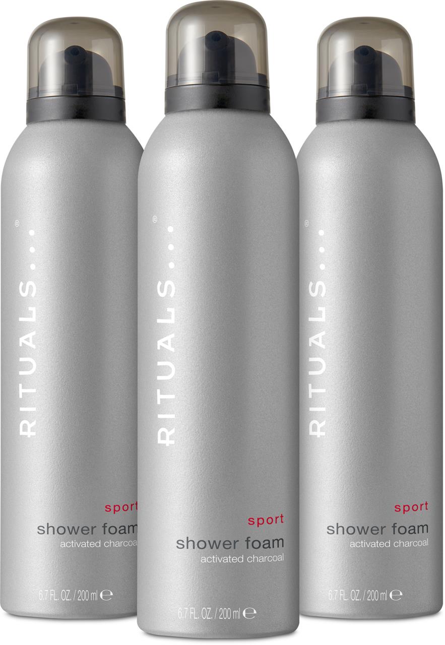 Rituals Sport Shower Foam Value Pack 3x200 ml | lyko.com