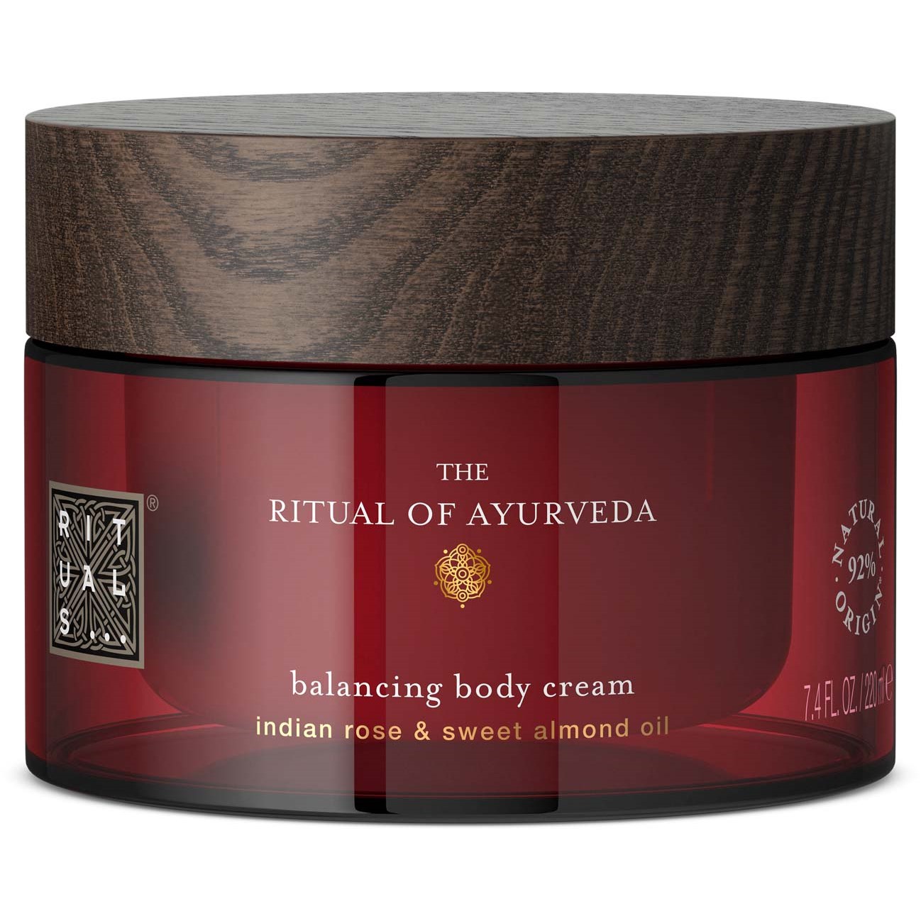Rituals The Ritual of Ayurveda Body Cream - Sød & nøddeagtig - Indisk Rose & Sød Mandelolie 220 ml