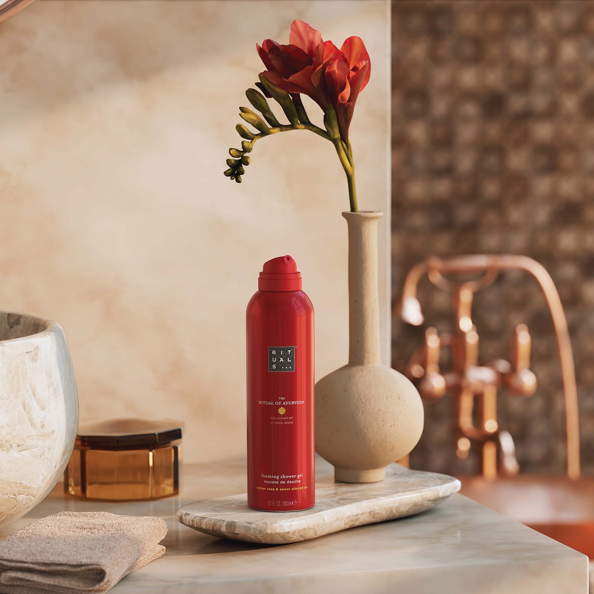 Rituals The Ritual of Ayurveda Foaming Shower Gel 200 ml (obrázok 6)