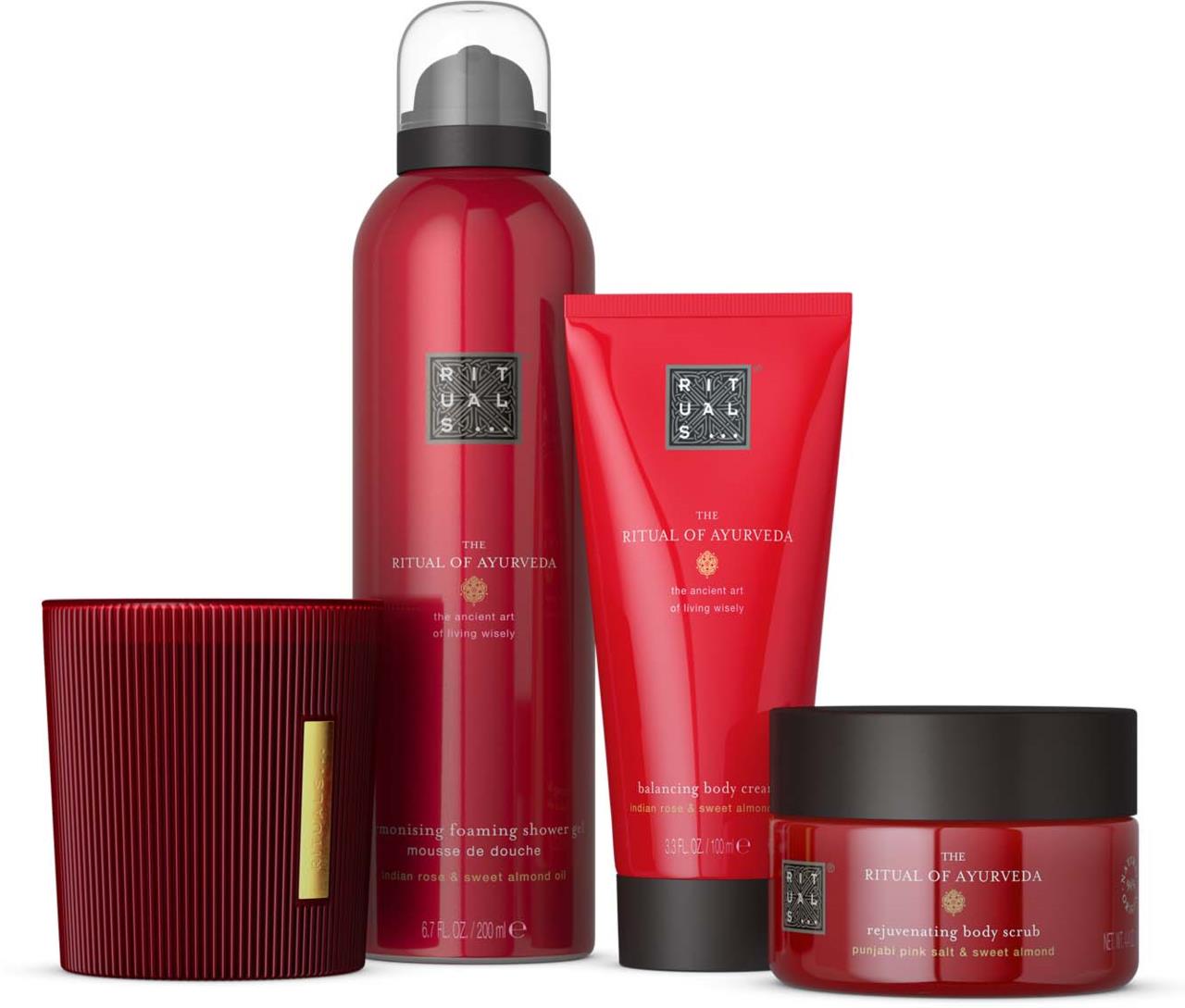 Ten Shadow Rituals Rituals The Ritual of Ayurveda Medium Gift Set - Søt & Nøtteaktig - Søt ...