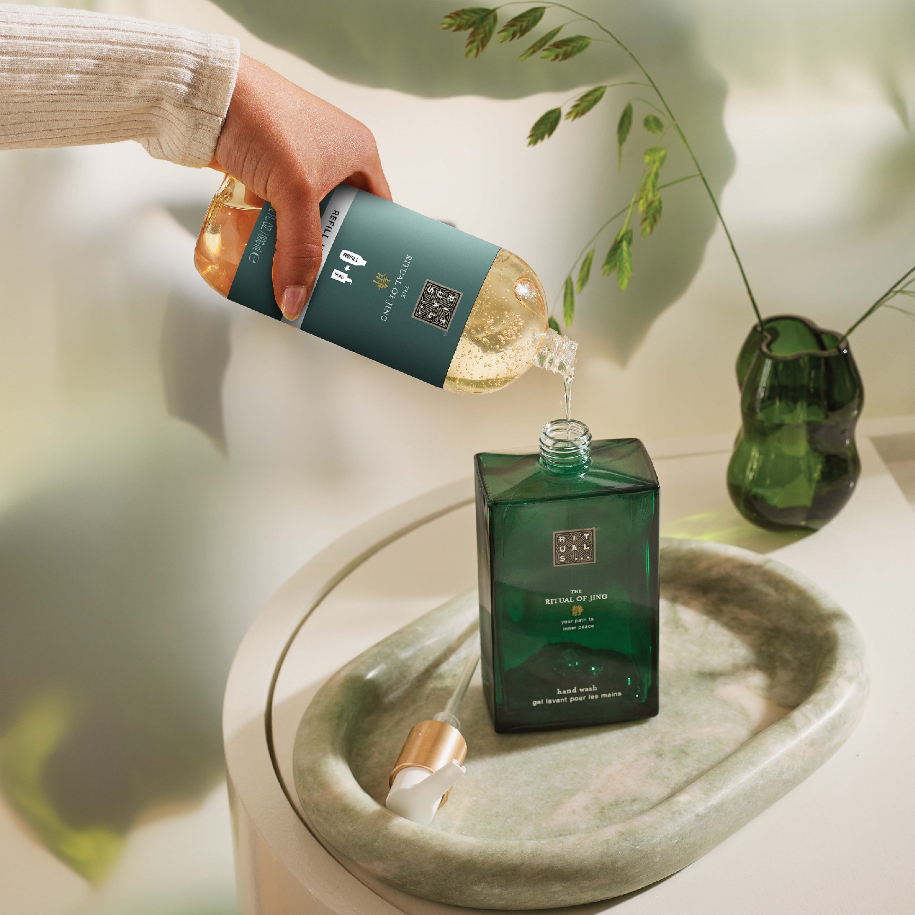 Rituals The Ritual of Jing Hand Wash Refill 600 ml (obrázok 5)