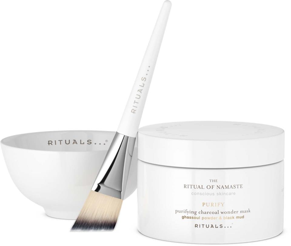 Hask Mask Rituals Rituals The Ritual of Namaste Purifying Charcoal Wonder Mask 70 g ...