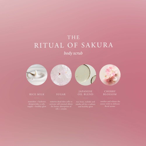 Rituals The Ritual of Sakura Body Scrub – Blommig – Körsbärsblomma & Rismjölk 250 g