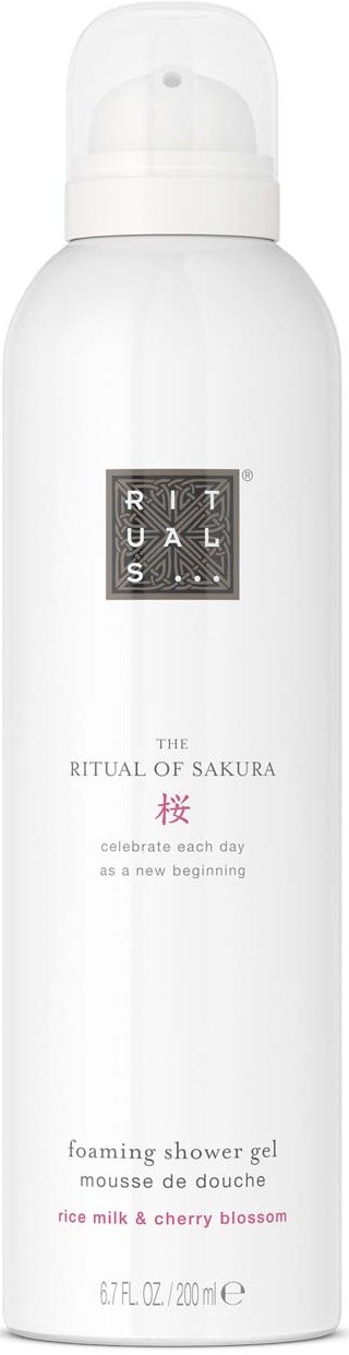 Rituals The Ritual of Sakura Foaming Shower Gel - Blommig - Körsbärsblomma & Rismjölk 200 ml