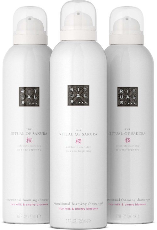 Rituals The Ritual of Sakura Foaming Shower Gel Trio