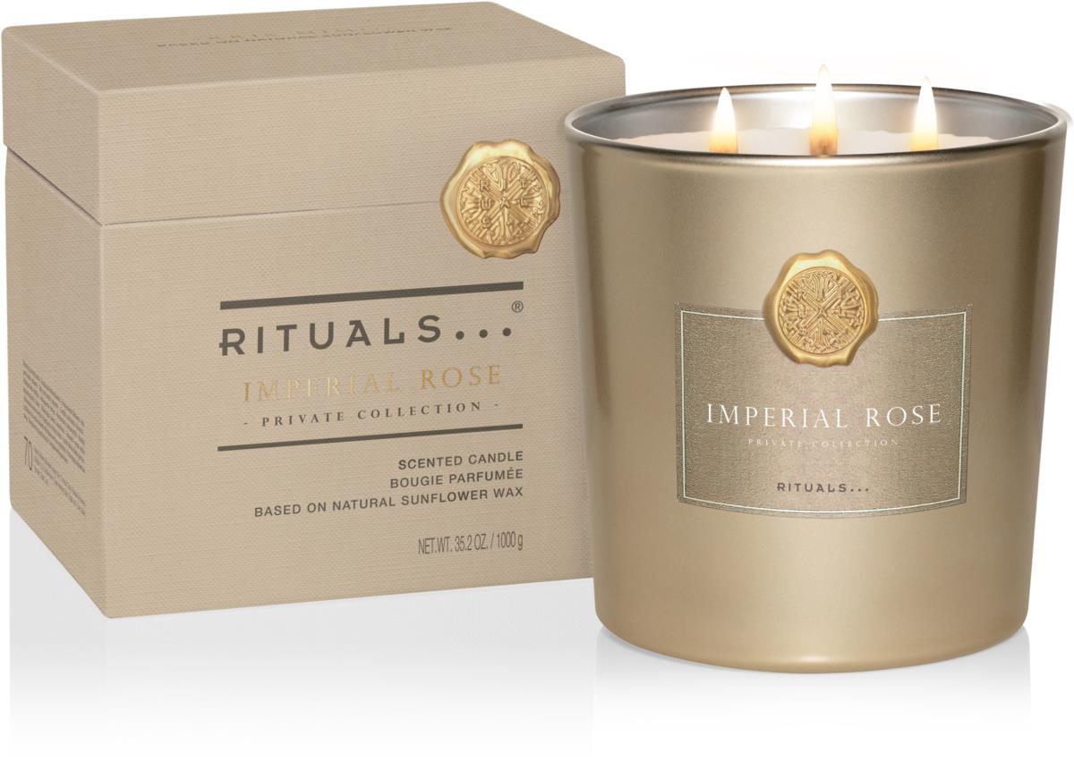 Rose Rituals Rituals Imperial Rose Scented Candle XL 1000 ml | lyko.com