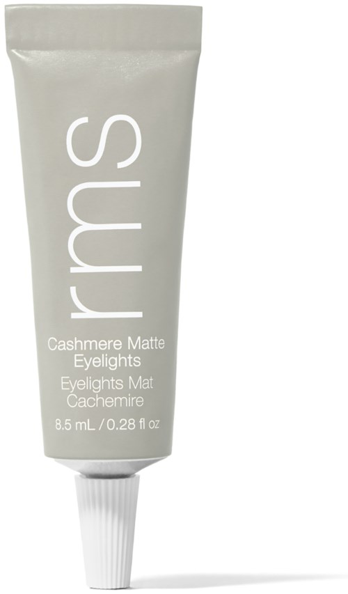 A grey tube of Smashbox Cashmere Matte Eyelights with a white cap, containing eye makeup product.