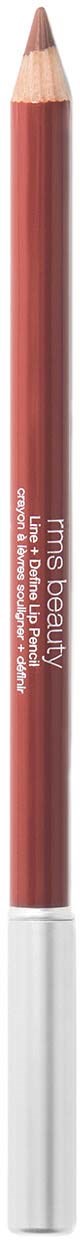 A thin lip liner pencil with a pink color and a white cap, labeled 'Lips Beauty' and 'Lip Liner' in white.