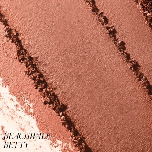A textured pink background with black lines and text saying "BEACHWALK BETTY" in the lower left corner.