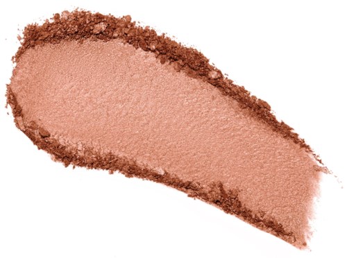 A beige and brown powdery substance with smooth and rough areas, possibly makeup or cosmetic product.