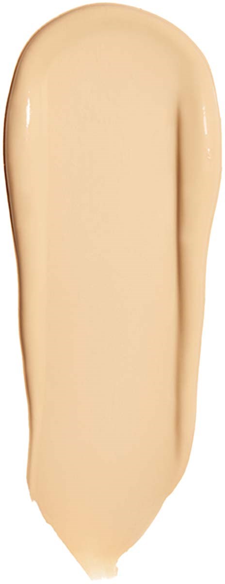 A beige cream or lotion on a vertical white background.