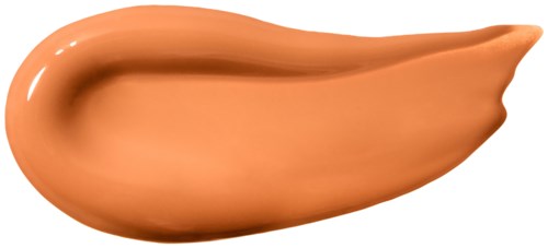 A beige-beige colored makeup or skincare product in a curved shape with a smooth texture.