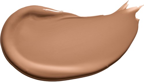 A blob of beige liquid makeup or foundation with a smooth, creamy texture.