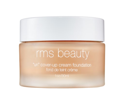 RMS Beauty 'un' peitevoidevoide, jossa valkoinen kansi ja beigen värinen purkki.