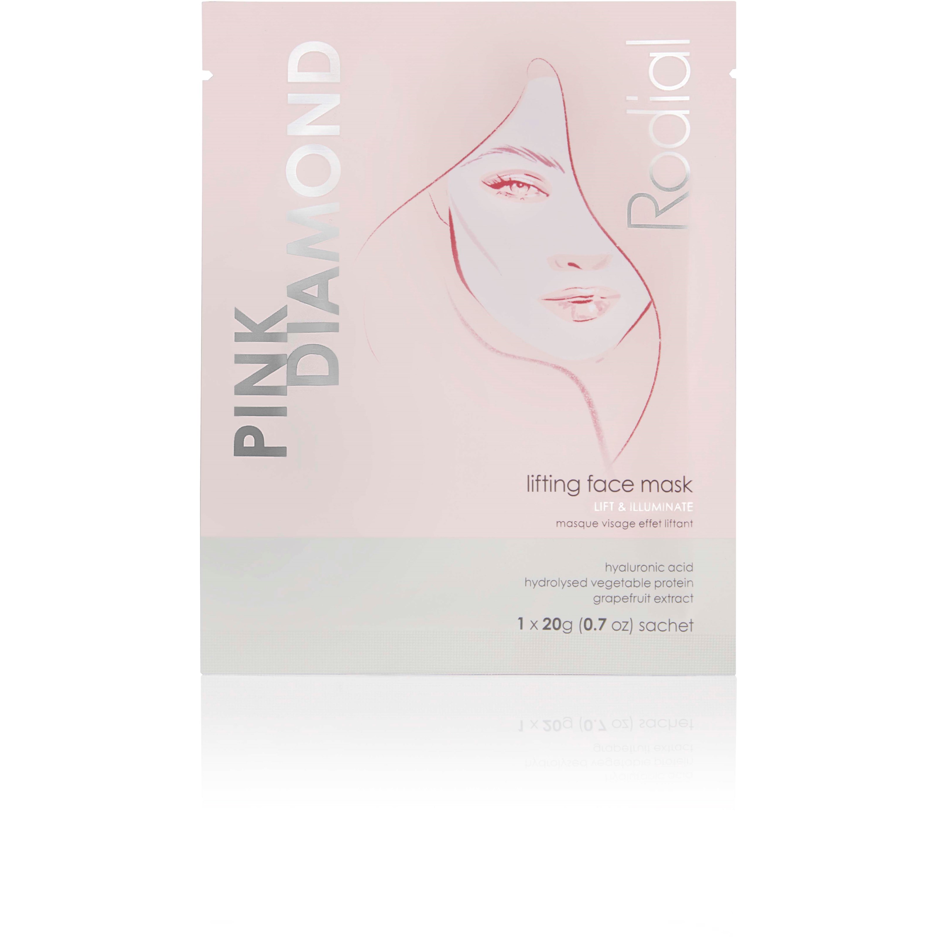 Läs mer om Rodial Pink Diamond Lifting Mask 1 st