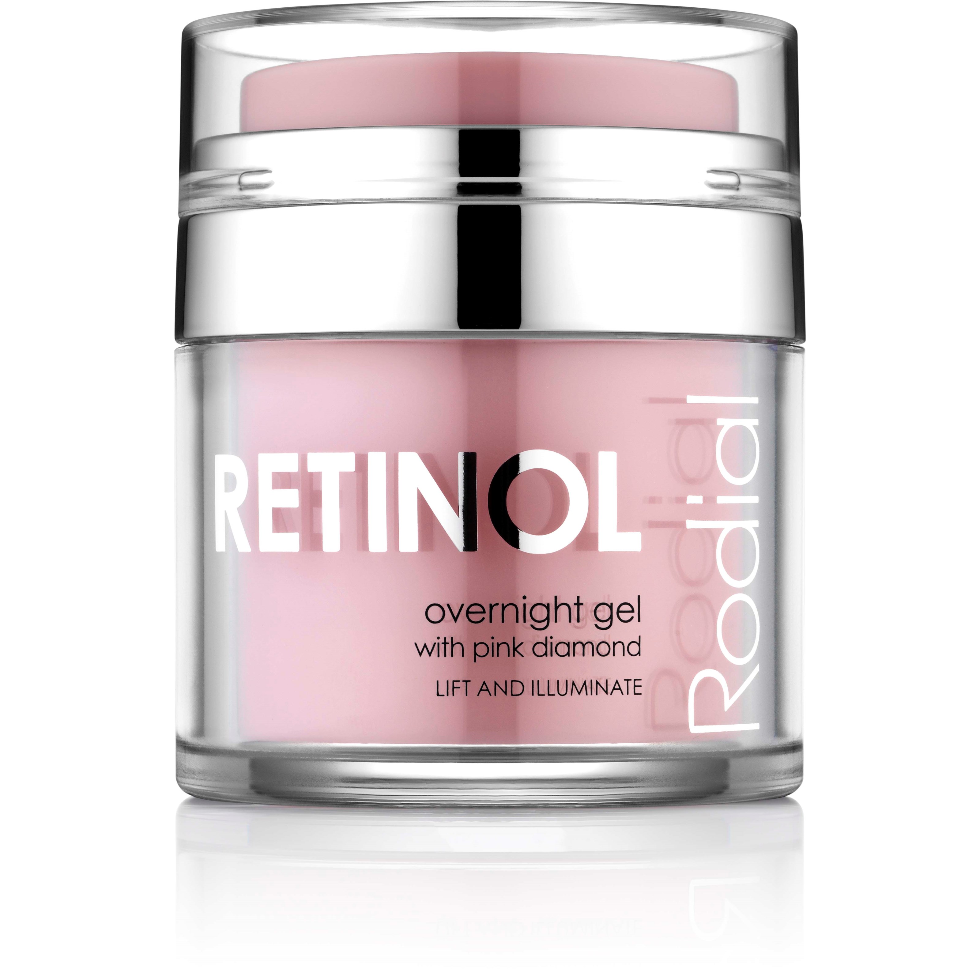 Läs mer om Rodial Pink Diamond Retinol Overnight Gel 50 ml
