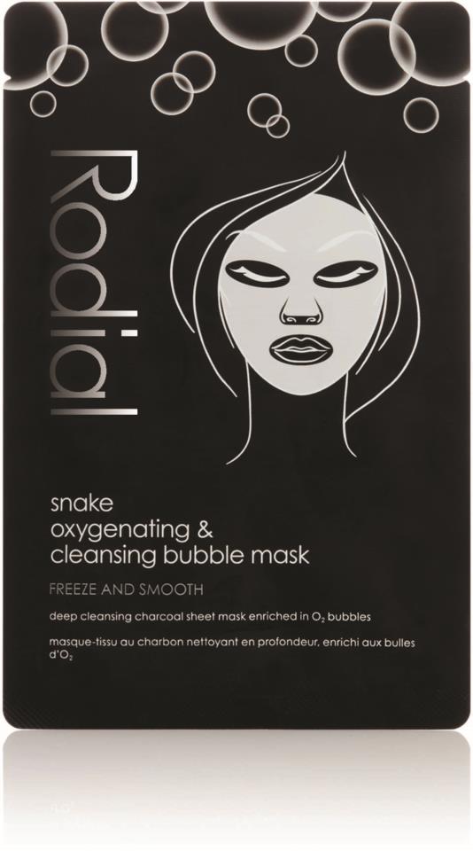 Rodial Snake Oxygenating & Cleansing Bubble Sheet Masks x1 