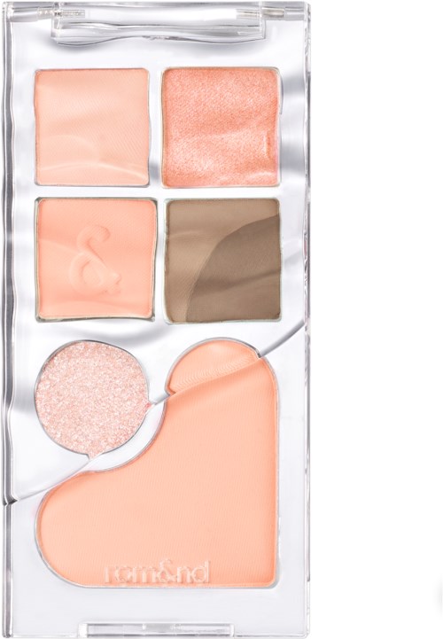 rom&nd Bare Layer Palette 01 Apricot Mood