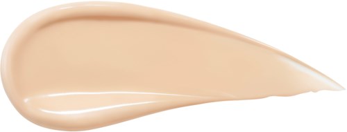 Ein beige-farbener flüssiger Make-up-Antusch mit spitzer Spitze und glatter Textur.
