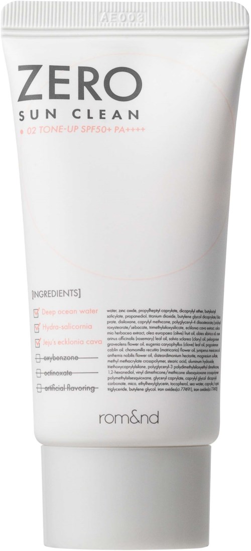 rom&nd Zero Sun Clean 02 Tone Up