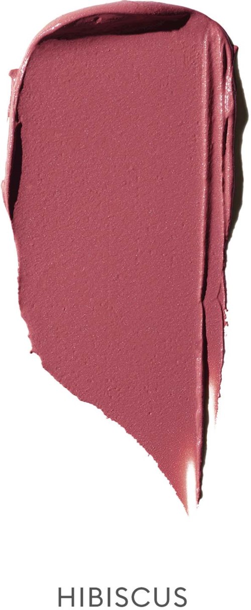 A swatch of lipstick in a glossy, pinkish-rose color. The texture is smooth and creamy.
