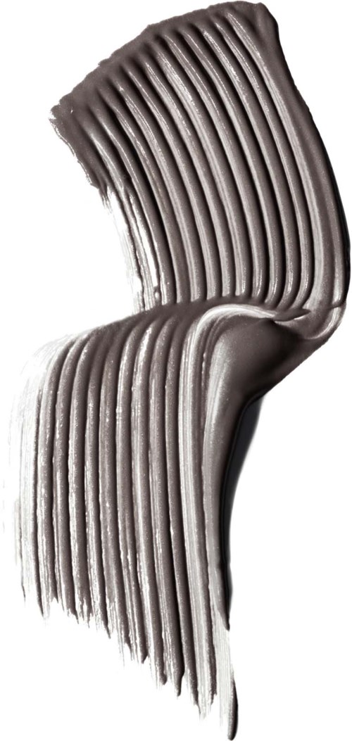 En metallisk, buet gjenstand med parallelle groper på begge sider, minner om en moderne, abstrakt skulptur eller designobjekt.