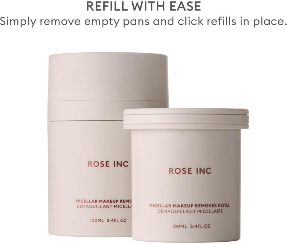 Rose Inc Cleanse Sublime Micellar Makeup Remover Refill 100 ml | lyko.com