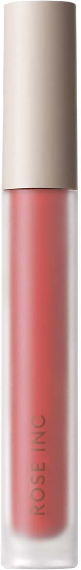 Ein Lippenstift mit weißem Deckel und rosa Farbgloss.
