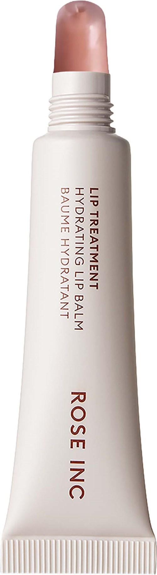 Kleine Tube Lippenpflege mit rosa Balsam, feuchtigkeitsspendend und nährend.