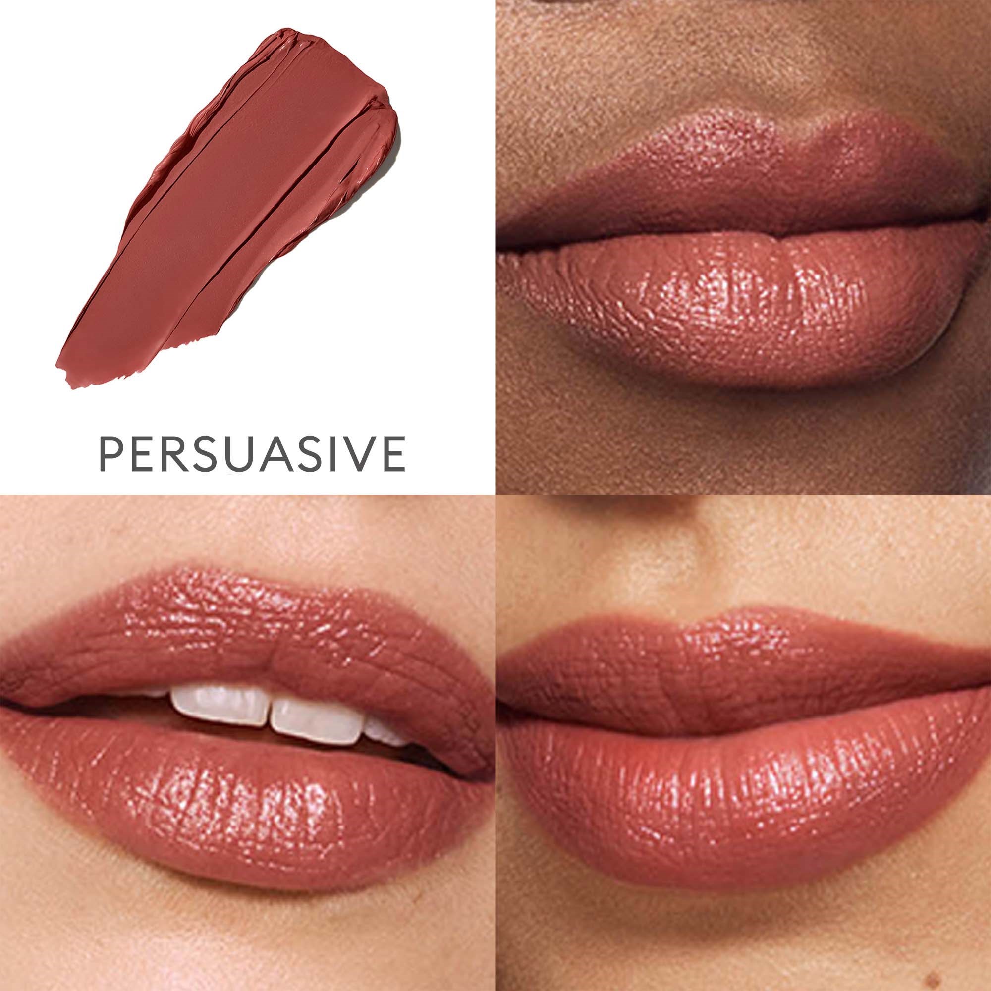 Rose Inc Satin Lip Color Rich Refillable Lipstick Refill Persuasive (obrázok 4)