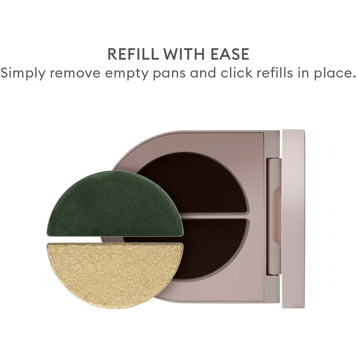 Rose Inc Shimmer Eyeshadow Refill Khaki Shimmer (obrázok 3)