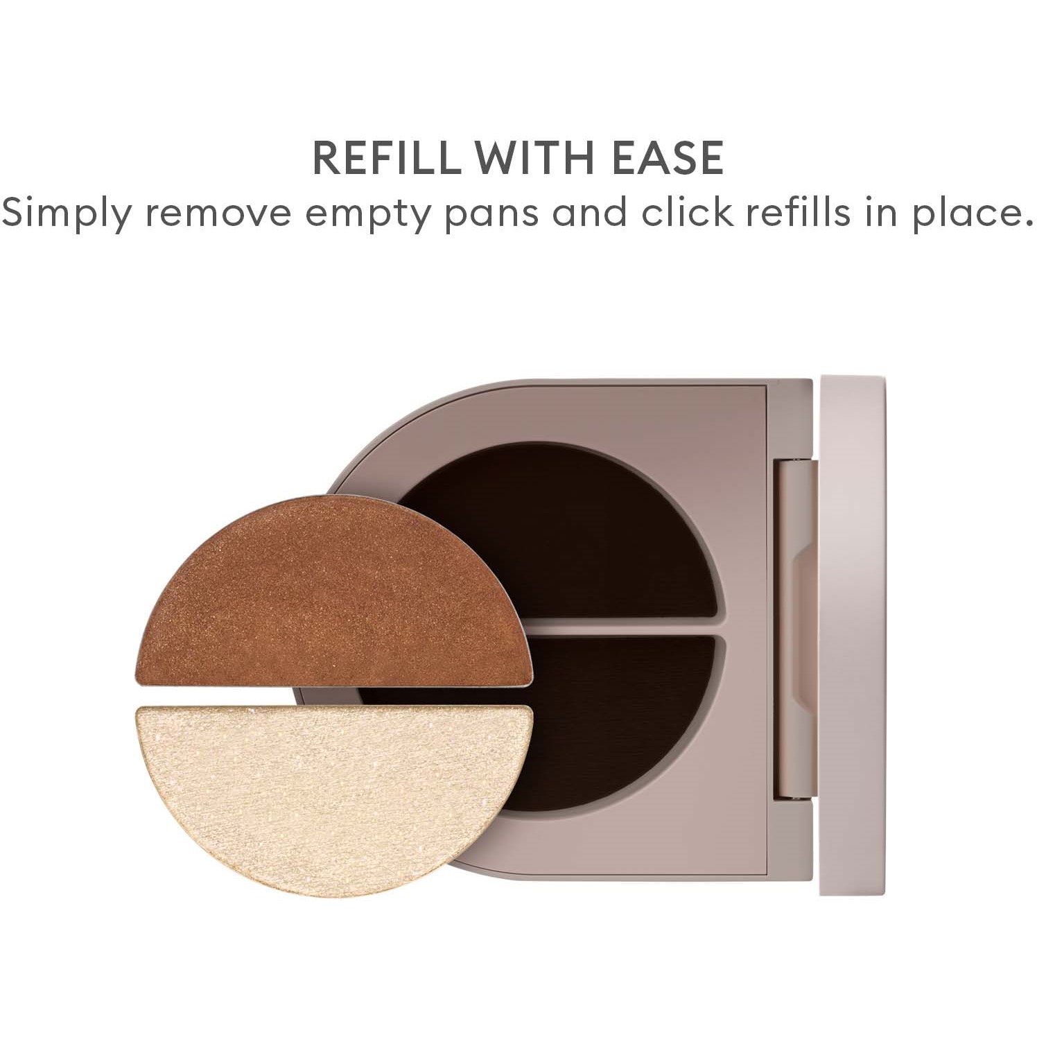 Rose Inc Shimmer Eyeshadow Refill White Gold Shimmer (obrázok 3)